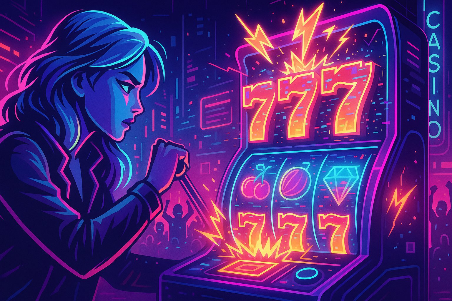 Simbol neon dan grafis menarik menggambarkan keuntungan dari program bonus cashback rusiaslot88